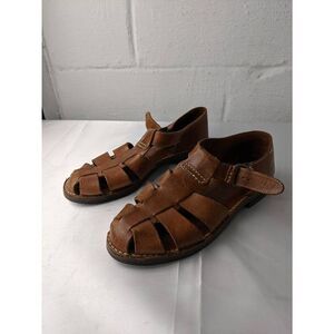 Cole Haan Brown Leather Sandals